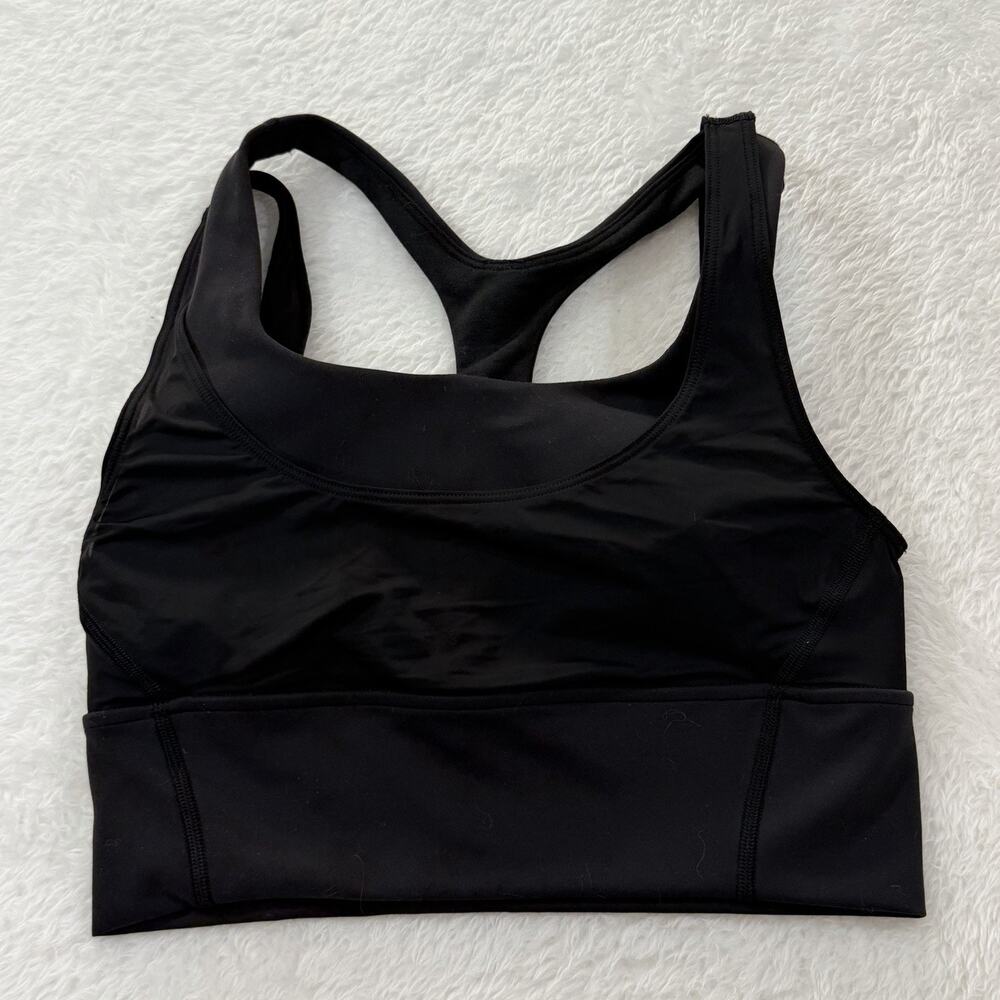 Lululemon Size 4 Wunder Train Mesh Racerback Tank Top Black Athleisure - Picture 6 of 9